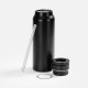 Термобутылка Magnus с магнитным держателем для телефона, черная