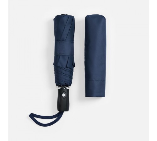 Зонт складной Brellix, темно-синий