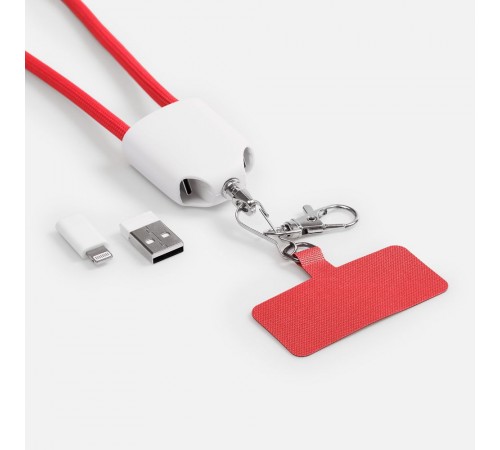 Кабель-ланьярд energyFlex Pro, красный