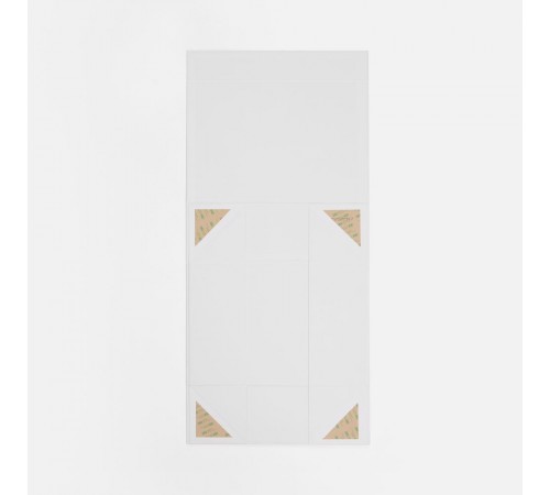 Коробка складная Quadra Fold, белая