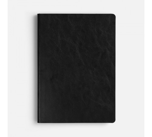 Ежедневник Doppio, недатированный, черный с красным