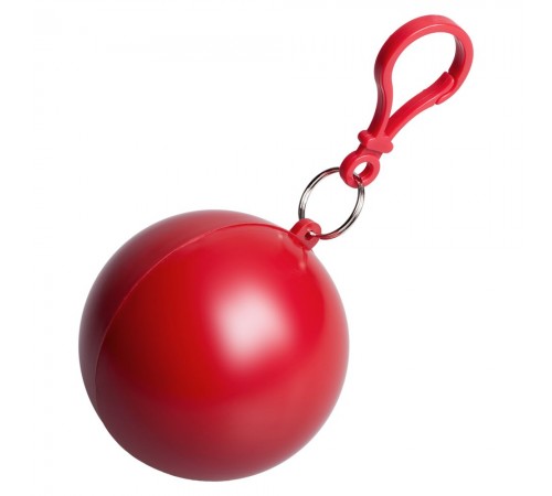 Дождевик в круглом футляре Nimbus, красный