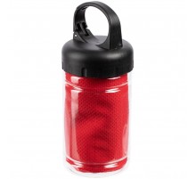 Охлаждающее полотенце Frio Mio в бутылке, красное