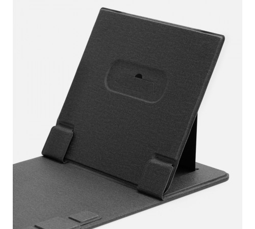 Складной стол для ноутбука с беспроводной зарядкой Kickstand Table, серый