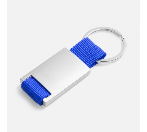 Брелок Inlet с тканевой вставкой, синий