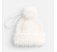 Подвеска на елку «Вьюжка», шапочка, белая