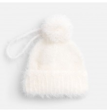 Подвеска на елку «Вьюжка», шапочка, белая