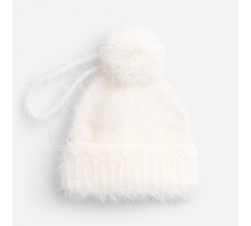 Подвеска на елку «Вьюжка», шапочка, белая