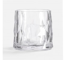 Стакан небьющийся Sate Crystal, вращающийся, прозрачный