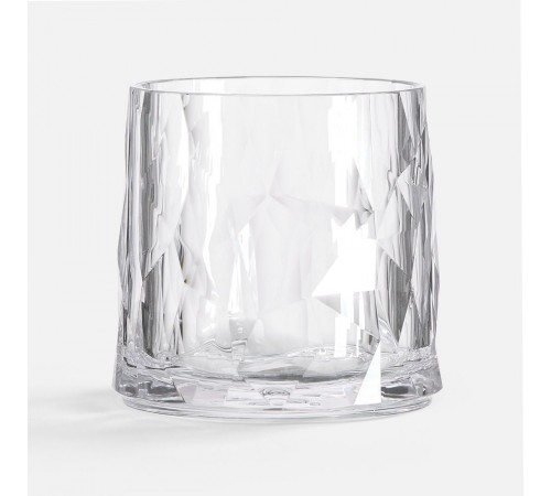 Стакан небьющийся Sate Crystal, вращающийся, прозрачный
