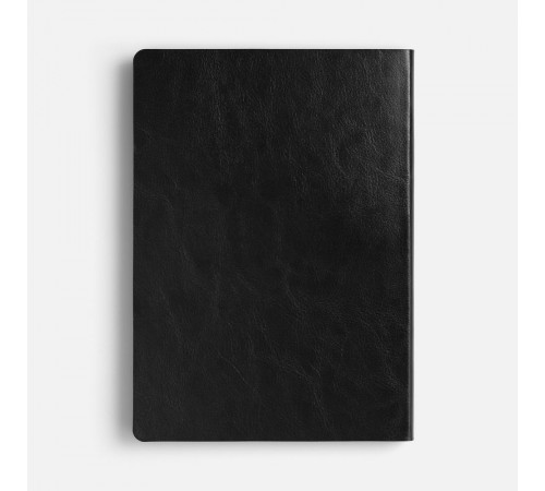 Ежедневник Doppio, недатированный, черный с красным