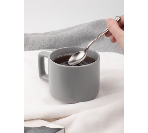 Чашка Jumbo в коробке матовая, светло-серая