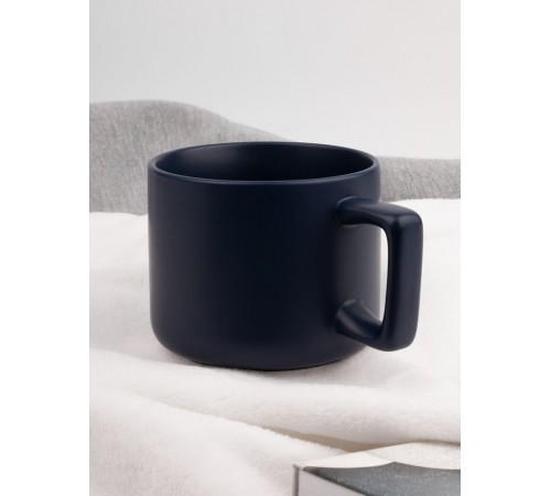 Чашка Jumbo в коробке матовая, темно-синяя