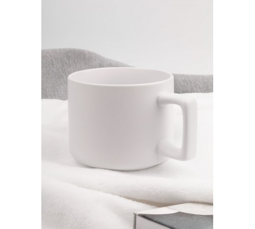 Чашка Jumbo в коробке матовая, белая