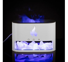 Увлажнитель-ароматизатор Fusion Blaze с имитацией пламени, белый