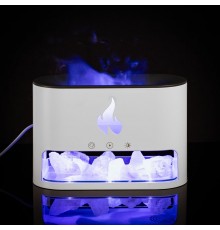Увлажнитель-ароматизатор Fusion Blaze с имитацией пламени, белый