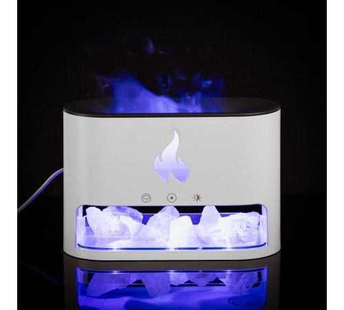 Увлажнитель-ароматизатор Fusion Blaze с имитацией пламени, белый
