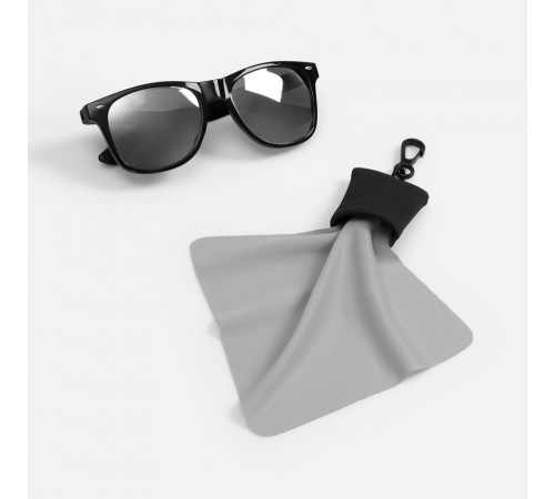 Очищающая салфетка Specta, серая с черным