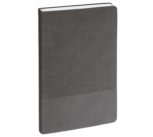 Ежедневник Knit, недатированный, темно-серый