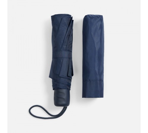 Зонт складной Basic, ver.2, темно-синий