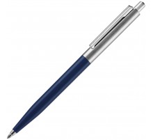 Ручка шариковая Senator Point Metal, ver.2, темно-синяя