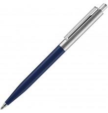 Ручка шариковая Senator Point Metal, ver.2, темно-синяя