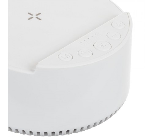 Bluetooth-колонка с беспроводной зарядкой relaxTime, белая