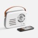 Bluetooth-колонка с радио Retronica, белая