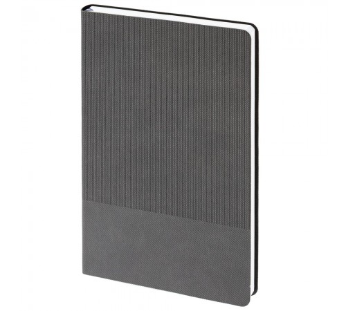 Ежедневник Knit, недатированный, темно-серый