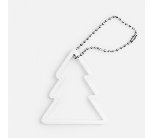 Подвеска «Елочка», 3D-печать, белая