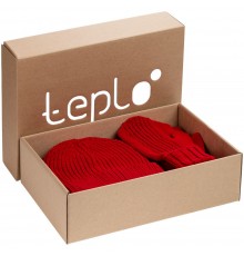 Набор Nordkyn Full Set с шарфом, красный