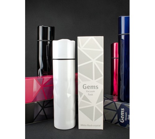 Термос Gems Black Morion, черный морион