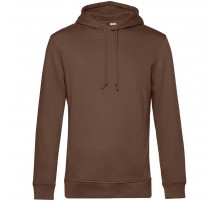 Толстовка с капюшоном унисекс BNC Inspire (Organic), коричневая (мокко)