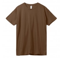 Футболка унисекс Regent 150, коричневая