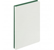 Ежедневник Duplex, недатированный, белый с зеленым