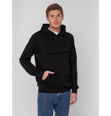 Худи унисекс с карманом на груди Chest Pocket, черное
