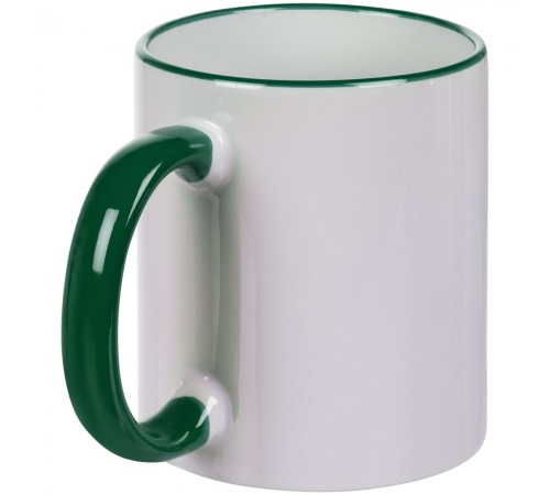 Кружка Rimo для сублимационной печати, темно-зеленая