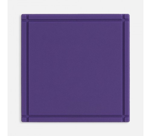 Лейбл из ПВХ Dzeta, L, фиолетовый