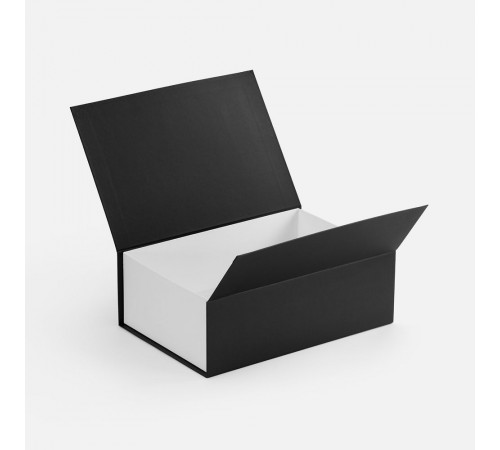 Коробка Bicolor Case, белая с черным