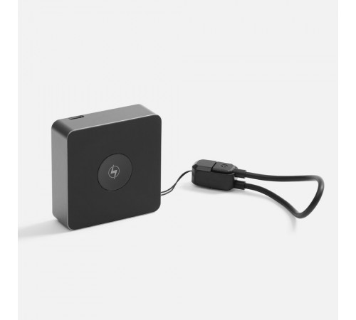 Внешний аккумулятор с беспроводной зарядкой Aura Power 5000 мАч, серый