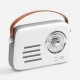 Bluetooth-колонка с радио Retronica, белая