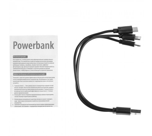 Внешний аккумулятор Uniscend Full Feel 10000 мАч с индикатором, черный