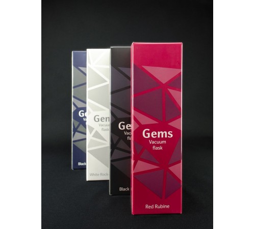 Термос Gems Black Morion, черный морион