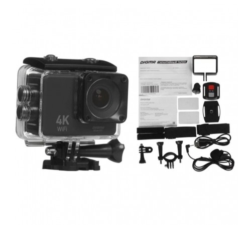 Экшн-камера Digma DiCam 850, черная