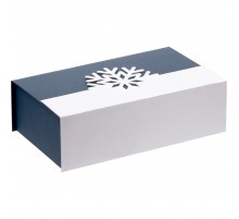 Коробка Snowish, синяя с белым