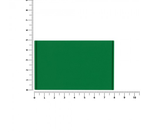 Лейбл из ПВХ Dzeta, XL, зеленый