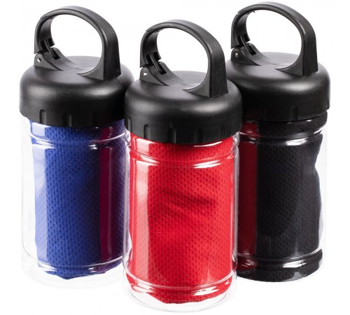 Охлаждающее полотенце Frio Mio в бутылке, красное