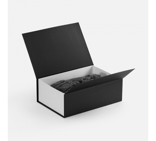 Коробка Bicolor Case, белая с черным