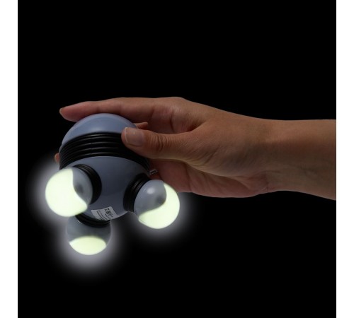 Ручной вибромассажер Spacy, серый с черным