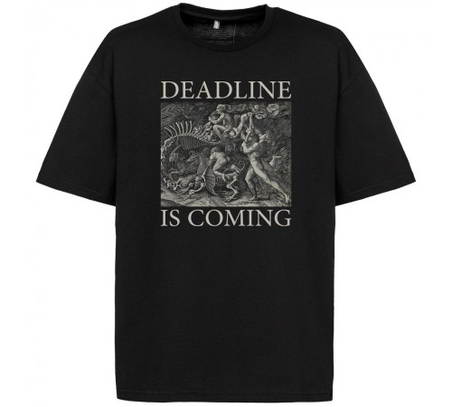 Футболка оверсайз Deadline, черная